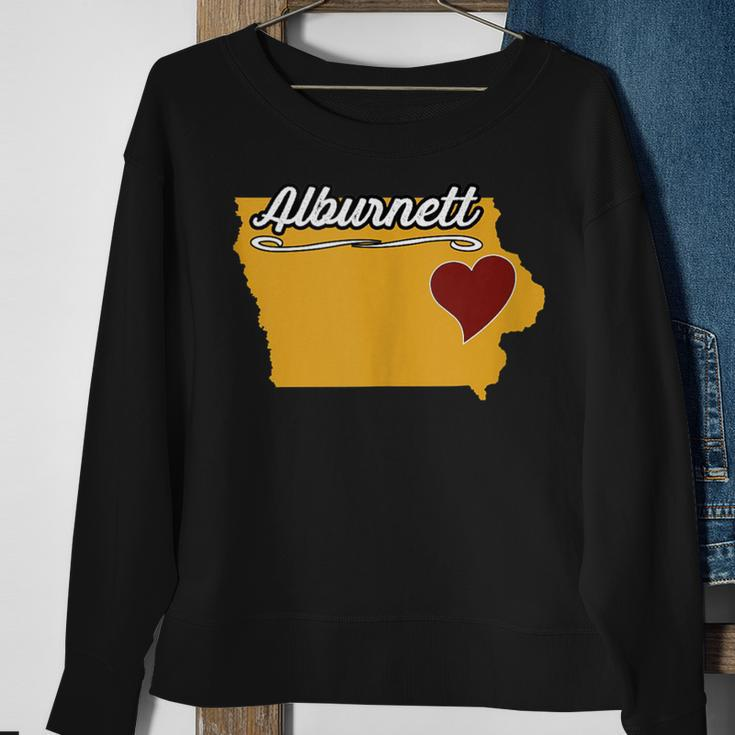 Alburnett Iowa Ia Usa Cute Souvenir Merch Us City State Sweatshirt Gifts for Old Women