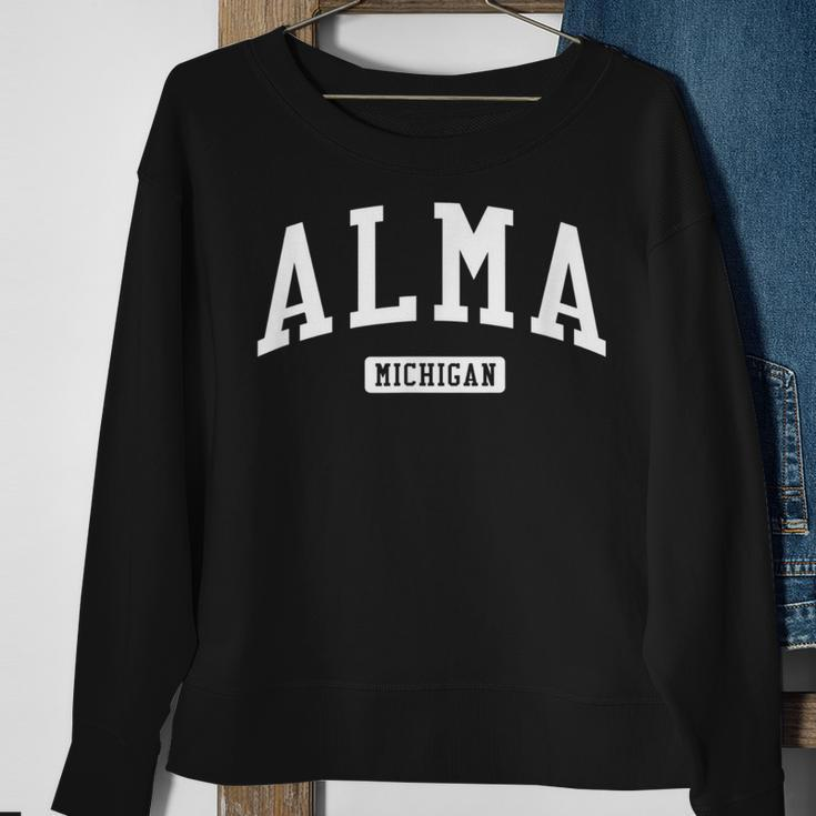 Alma Michigan Mi College University Sports Style Sweatshirt Gifts for Old Women