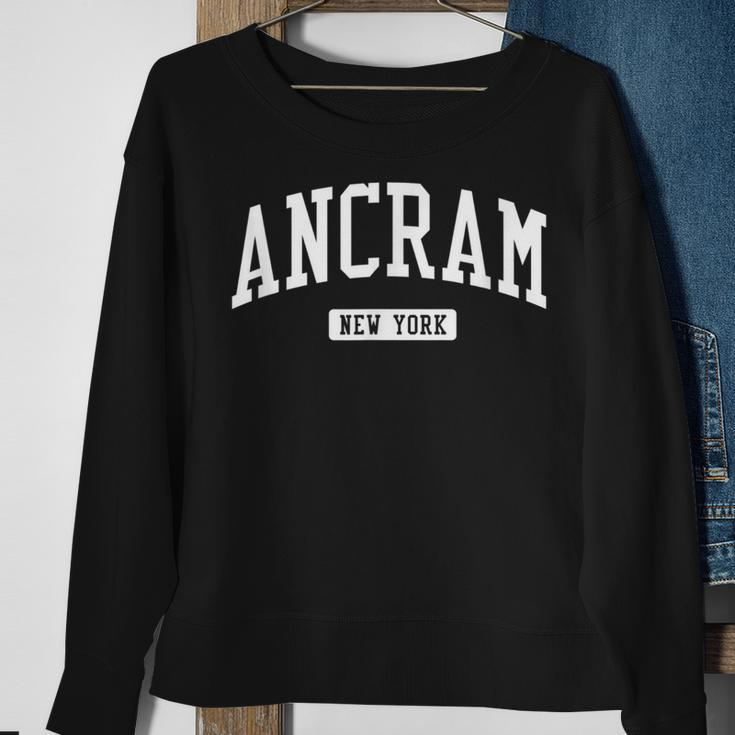 Ancram New York Ny College University Sports Style Sweatshirt Gifts for Old Women