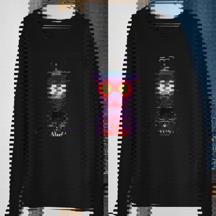Animatronic Freddy A Bear Scary Mechanical Glowing-Fire Sweatshirt Gifts for Old Women