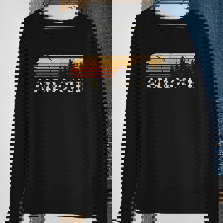 Ardoch Nd Vintage Evergreen Sunset Eighties Retro Sweatshirt Gifts for Old Women Ardoch Nd Vintage Evergreen Sunset Eighties Retro Sweatshirt Gifts for Old Women