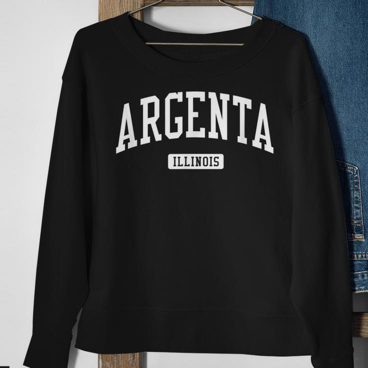 Argenta Illinois Il College University Sports Style Sweatshirt Gifts for Old Women
