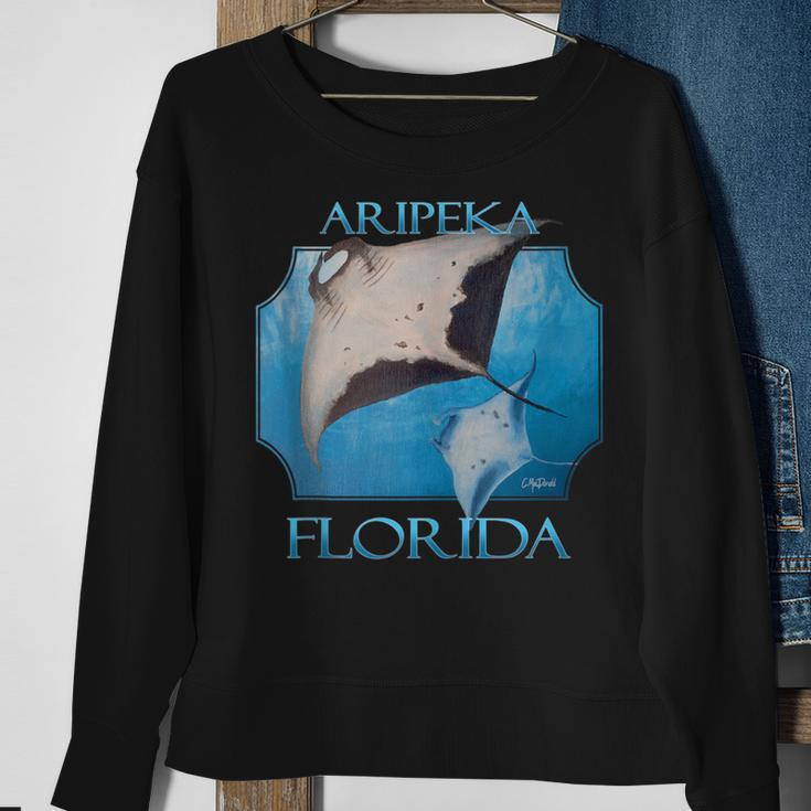 Aripeka Florida Manta Rays Ocean Sea Rays Sweatshirt Gifts for Old Women