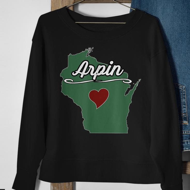 Arpin Wisconsin Wi Usa City State Souvenir Sweatshirt Gifts for Old Women