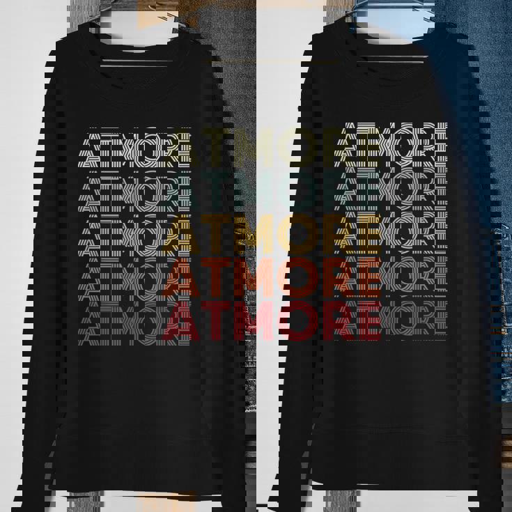 Atmore Alabama Atmore Al Retro Vintage Text Sweatshirt Gifts for Old Women