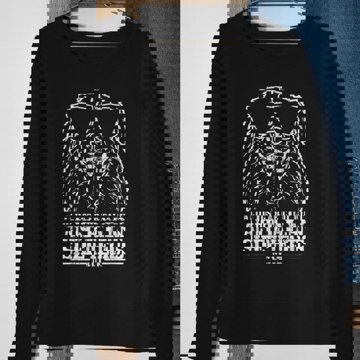 Australian Shepherd Dogs Are Cool Australian Shepherds Rule Sweatshirt Gifts for Old Women