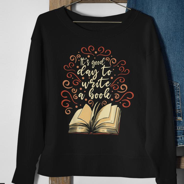 Author Novelist Writing Writing Funny Gifts Sweatshirt Gifts for Old Women