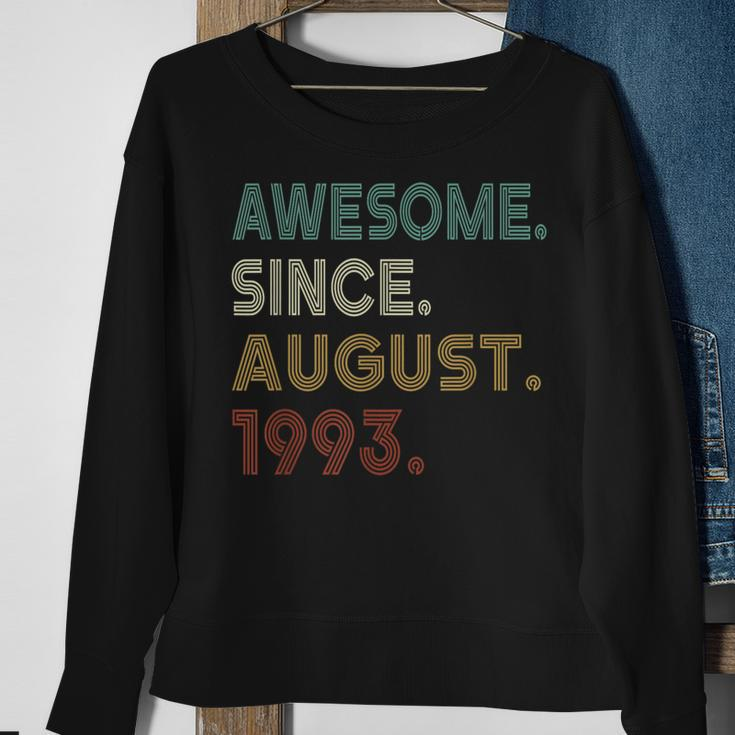 Awesome Since August 1993 30Th Birthday 30 Years Old Sweatshirt Gifts for Old Women
