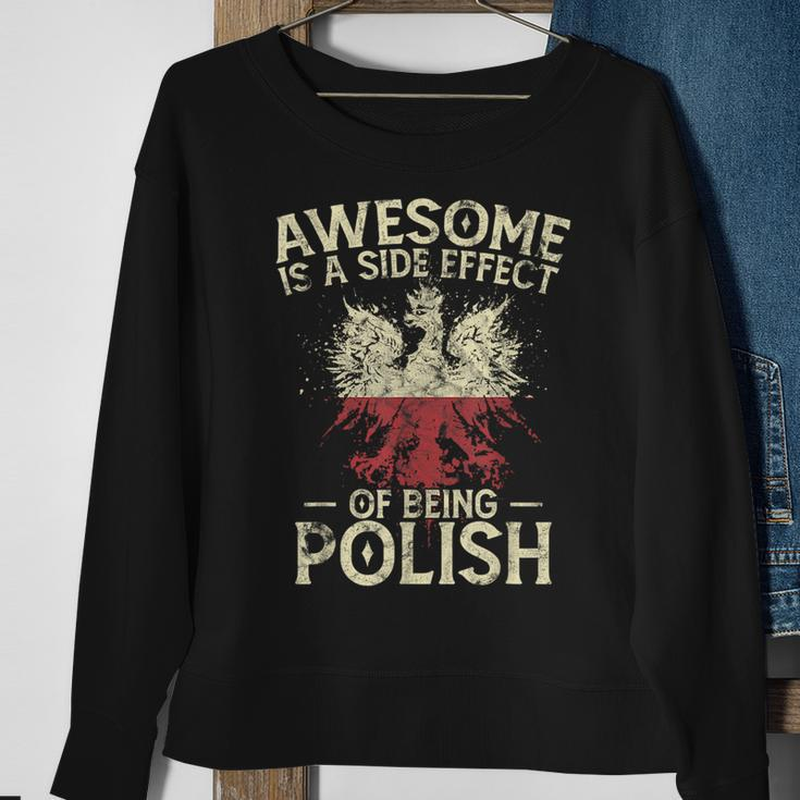 Awesome Is A Side Effect Of Being Polish Sweatshirt Gifts for Old Women