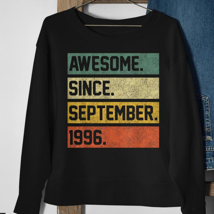 Awesome Since September 1996 27 Years Old 27Th Birthday Sweatshirt Gifts for Old Women