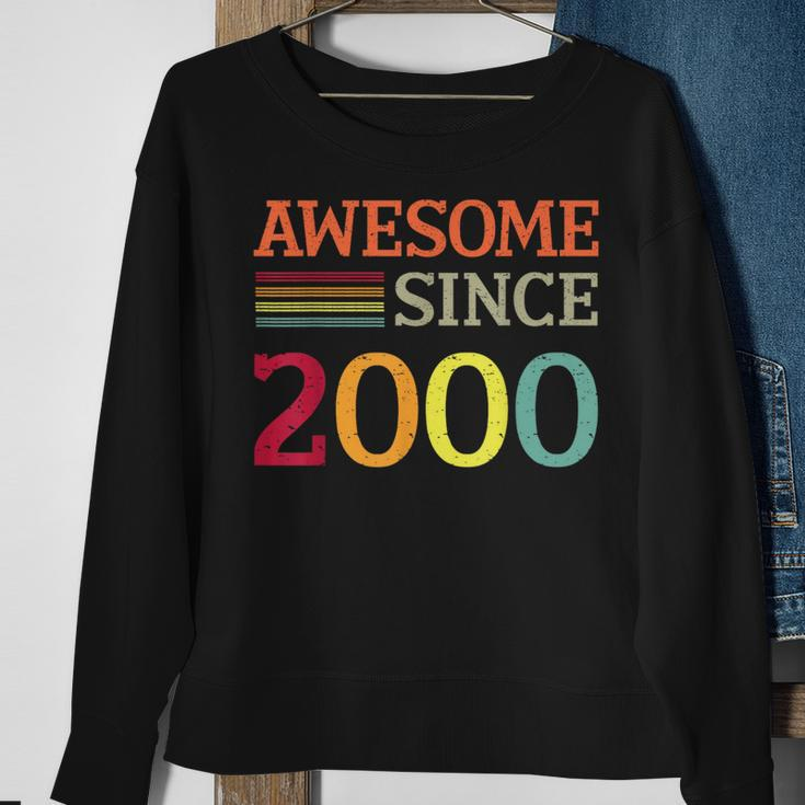 Awesome Since 2000 23Th Birthday Retro Vintage Sweatshirt Gifts for Old Women