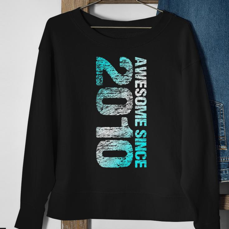 Awesome Since 2010 13Th Birthday Born 2010 Sweatshirt Gifts for Old Women