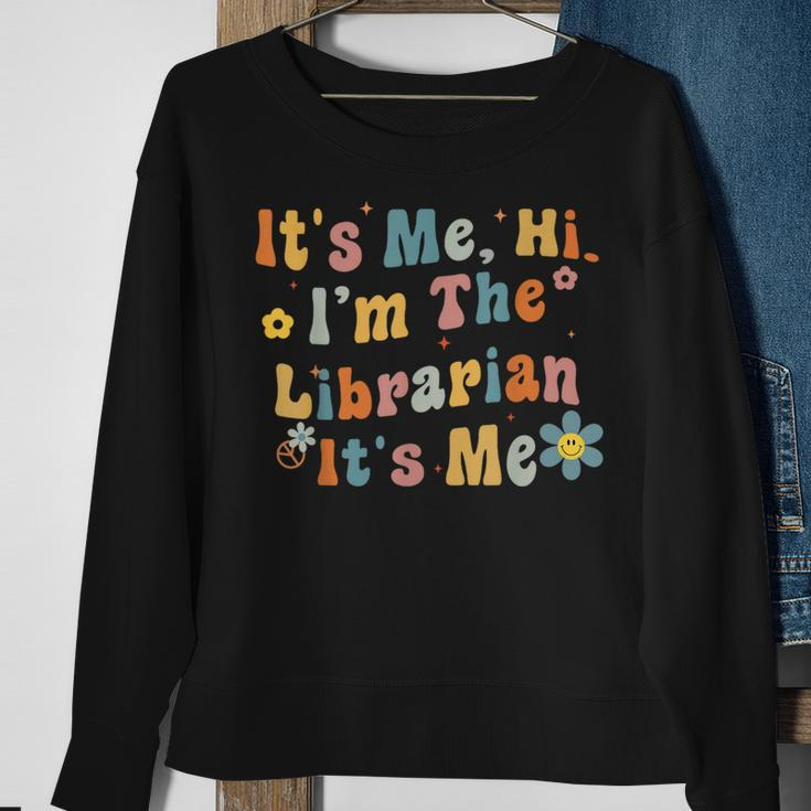Back To School Its Me Hi Im The Librarian Summer Reading Sweatshirt Gifts for Old Women