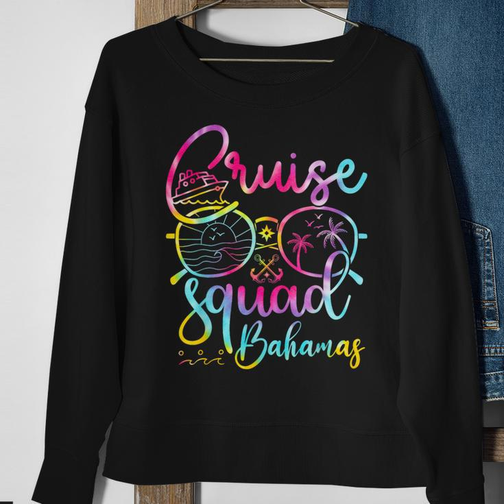 Bahamas Cruise Squad 2023 Tie Dye Holiday Family Matching Sweatshirt Gifts for Old Women