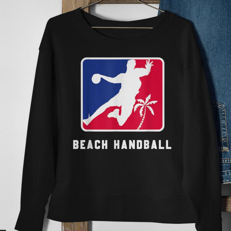 Beach Handball Handball Players Beach Ball Sports Coach Sweatshirt Gifts for Old Women