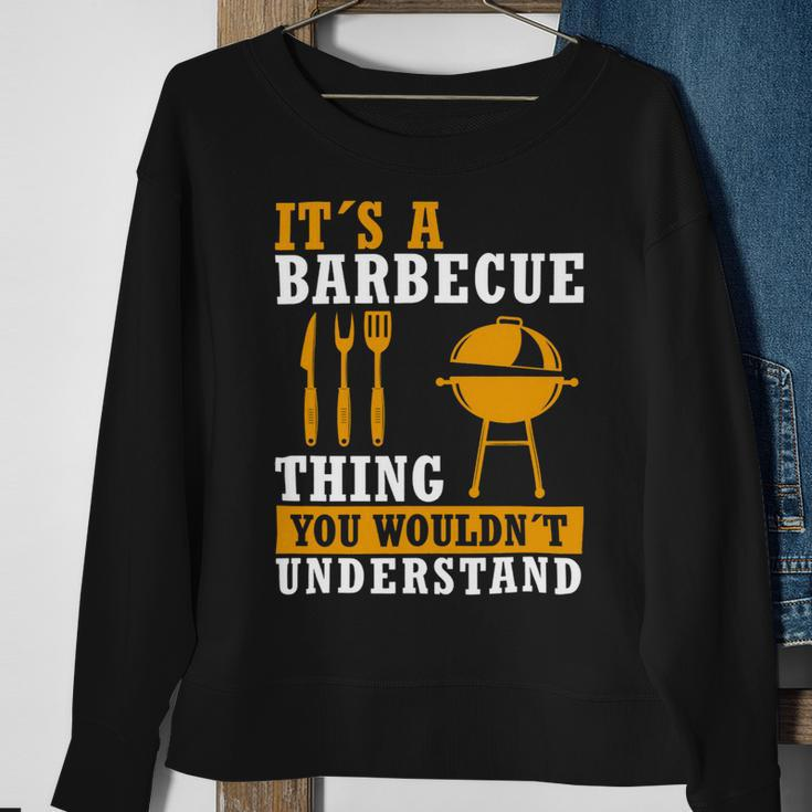 Beer Funny Bbq Barbecue Grill Grilling Joke Smoking Meat Beer Dad Sweatshirt Gifts for Old Women