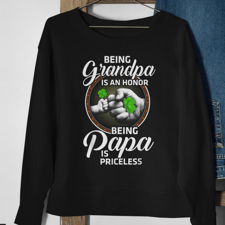 Being Grandpa Is An Honor Being Papa Is Priceless Gift For Mens Sweatshirt Gifts for Old Women