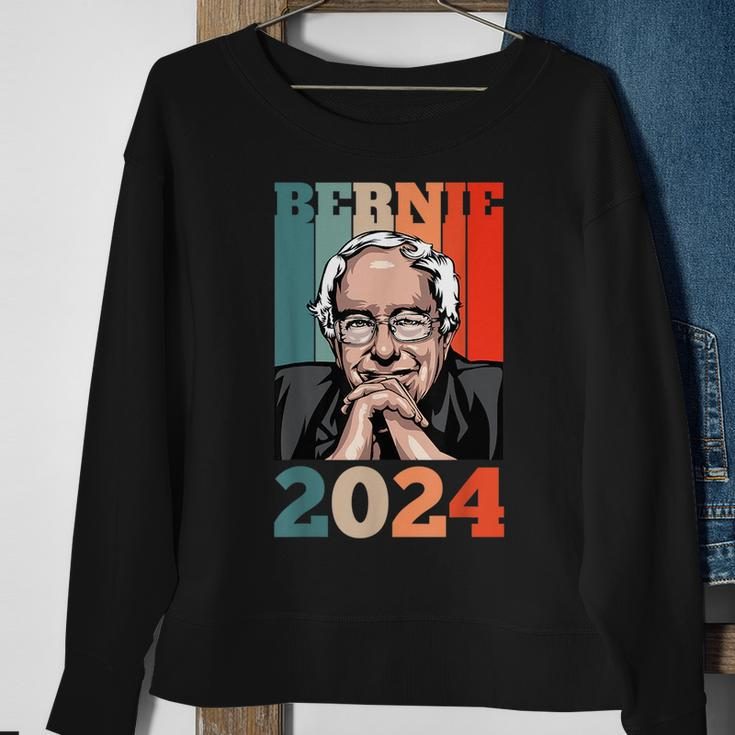 Bernie Sanders For President 2024 Feel The Bern Progressive Sweatshirt Gifts for Old Women