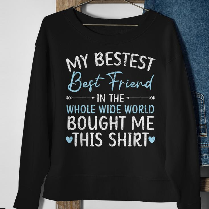Best Friend Forever Friendship Bestie Bff Squad Sweatshirt Gifts for Old Women