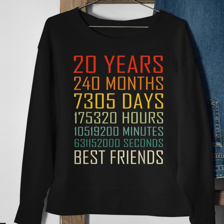 Best Friends Vintage 20 Years Friendship Anniversary Sweatshirt Gifts for Old Women