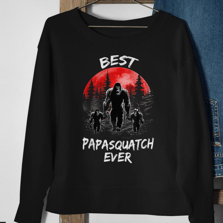 Best Papa Squatch Ever Funny Sasquatch Bigfoot Papasquatch Gift For Mens Sweatshirt Gifts for Old Women