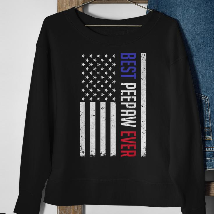 Best Peepaw Ever American Flag Gifts For Fathers Day Peepaw Sweatshirt Gifts for Old Women