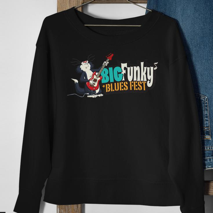 Big Funky Blues Fest Sweatshirt Gifts for Old Women