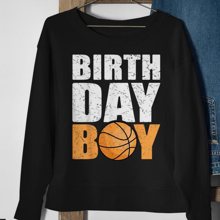 Birthday Boy Basketball Theme Party Future Basketball Player Basketball Funny Gifts Sweatshirt Gifts for Old Women