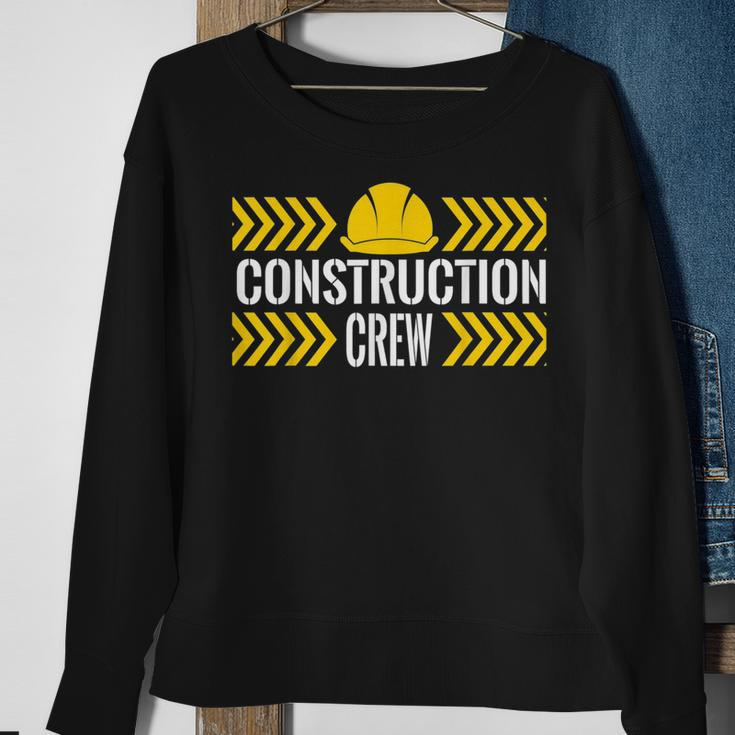 Birthday Crew 1St Construction Birthday Truck Party Sweatshirt Gifts for Old Women