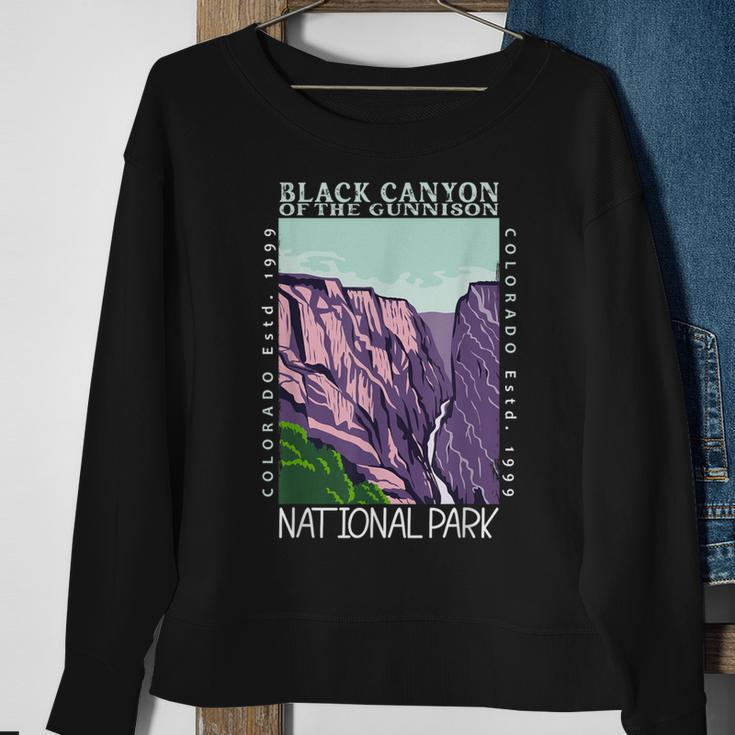 Black Canyon Of The Gunnison National Park Colorado Vintage Sweatshirt Gifts for Old Women