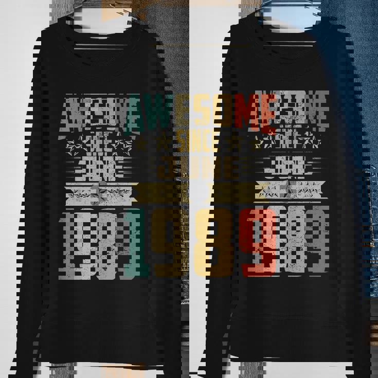 Born In June 1989 Birthday Awesome Since June 1989 Sweatshirt Gifts for Old Women