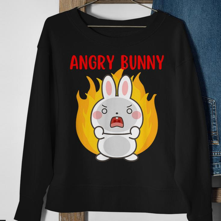 Bunny With A Temper Sweatshirt Gifts for Old Women