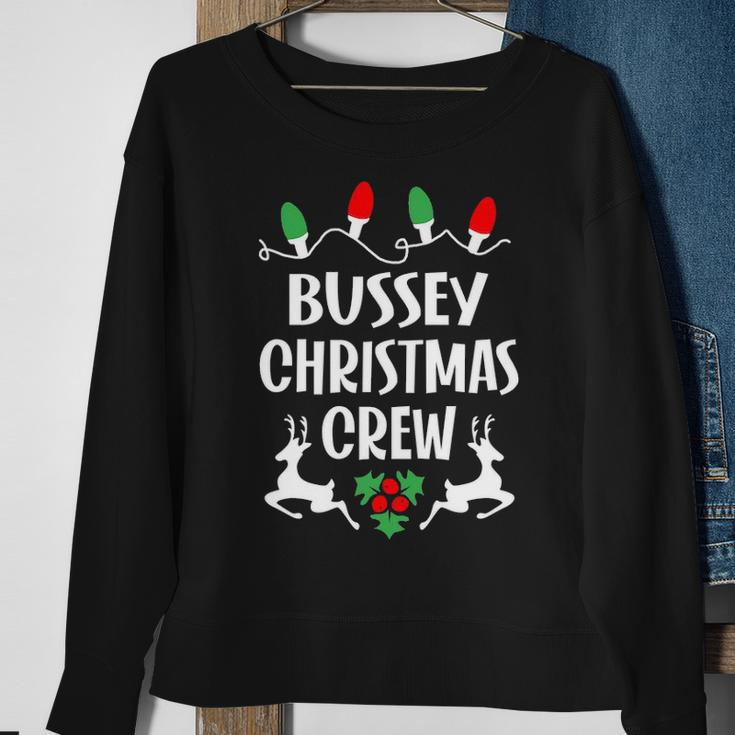Bussey Name Gift Christmas Crew Bussey Sweatshirt Gifts for Old Women