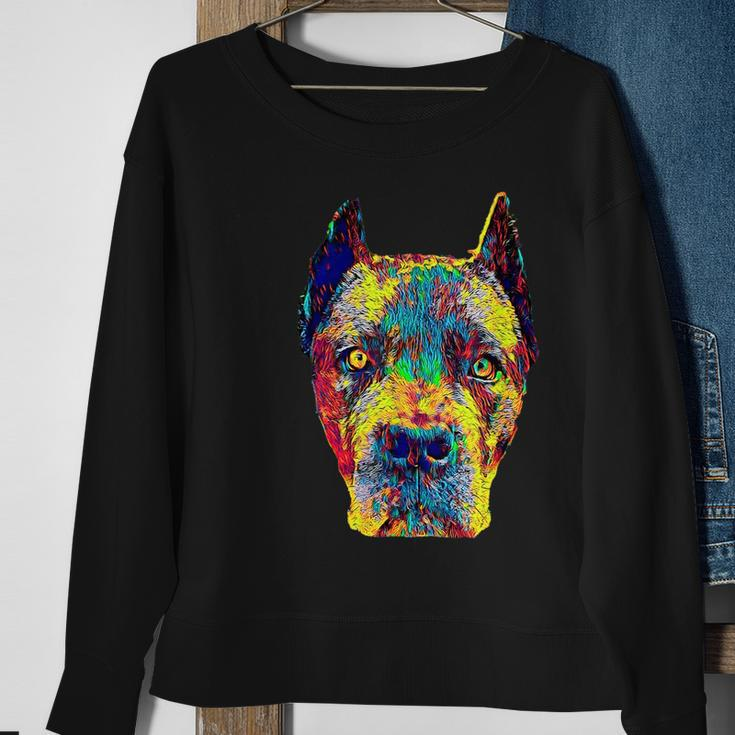 Cane Corso Dog Italian Mastiff Head Sweatshirt Gifts for Old Women