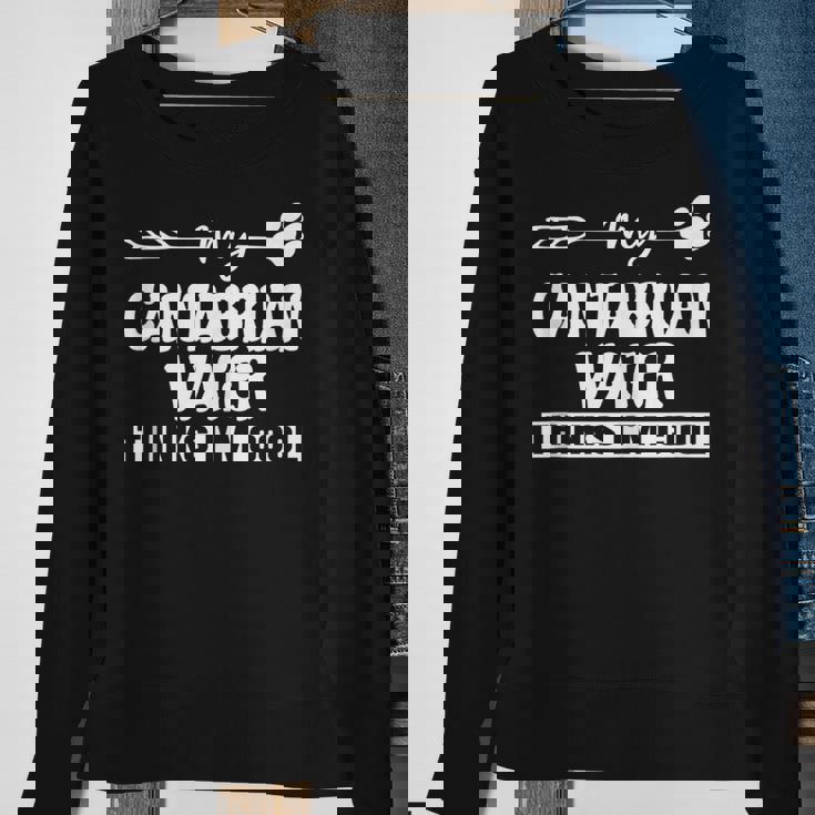 Cantabrian Water Owners Sweatshirt Gifts for Old Women