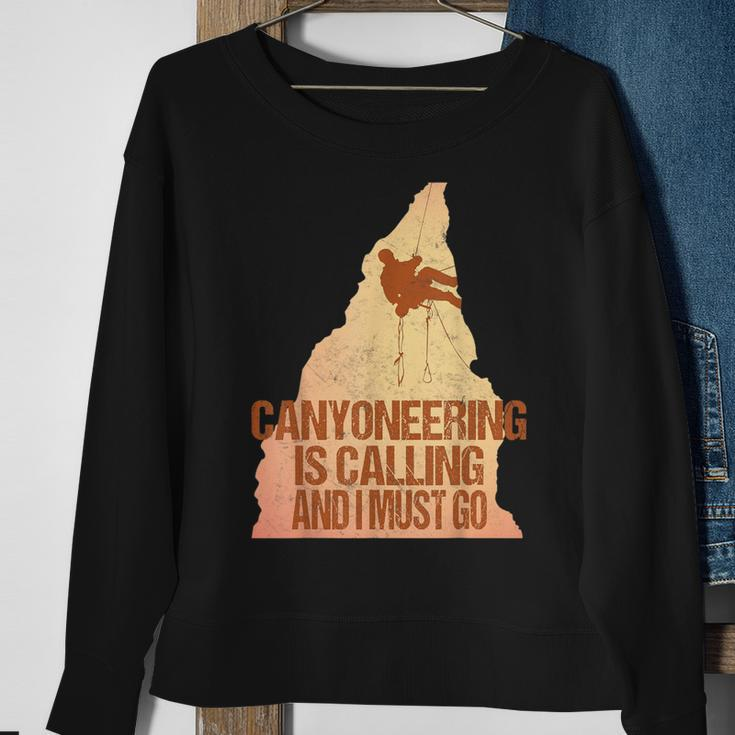 Canyoneering Bouldering Rappelling WildernessSweatshirt Gifts for Old Women