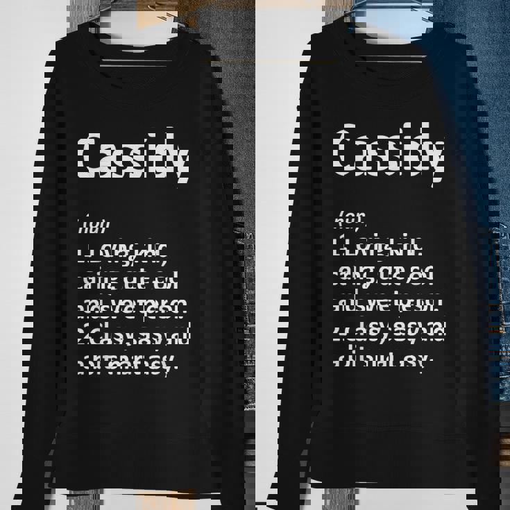 Cassidy Definition Personalized Birthday Idea Sweatshirt Gifts for Old Women