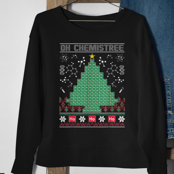 Chemist Element Oh Chemistree Ugly Christmas Sweater Sweatshirt Gifts for Old Women