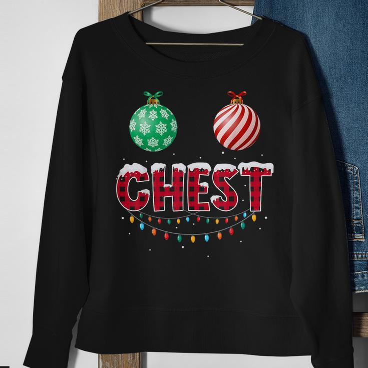 Chest Nuts Christmas Matching Couple Chestnuts Sweatshirt Gifts for Old Women
