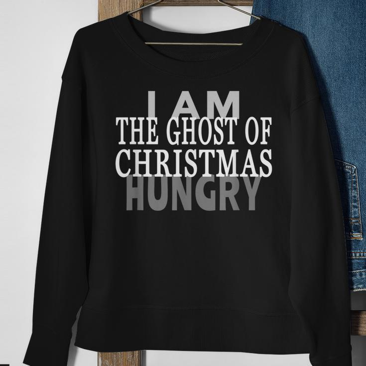 Christmas Carol Ghost Quote Hungry Sweatshirt Gifts for Old Women