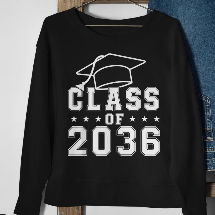 Class Of 2036 Grow With Me First Day Kindergarten Graduation Sweatshirt Gifts for Old Women