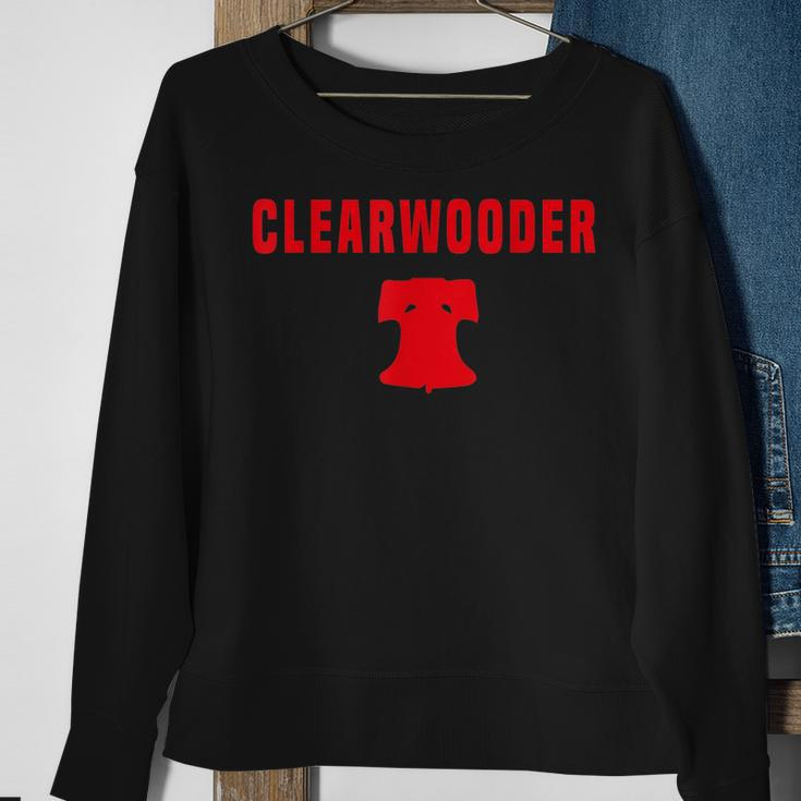 Clearwooder Funny Gift Philly Baseball Clearwater Cute Baseball Funny Gifts Sweatshirt Gifts for Old Women
