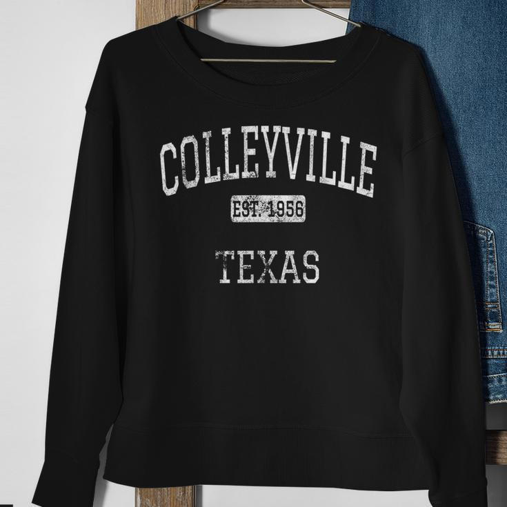 Colleyville Texas Tx Vintage Sweatshirt Gifts for Old Women