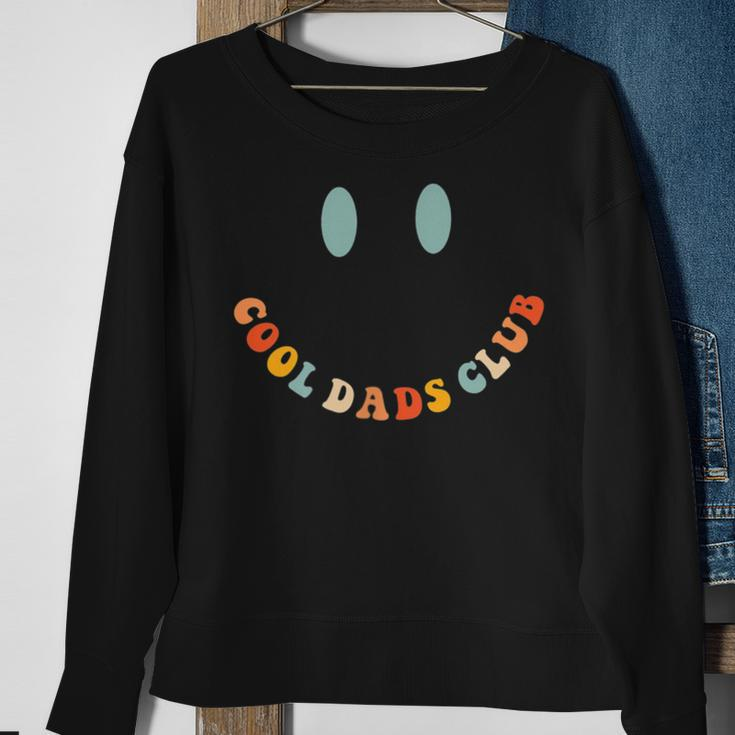 Cool Dads Club Funny Smile Colorful Funny Dad Fathers Day Sweatshirt Gifts for Old Women