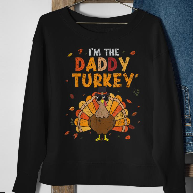 Cool I'm Daddy Turkey Thankful Papa Happy Thanksgiving Dad Sweatshirt Gifts for Old Women