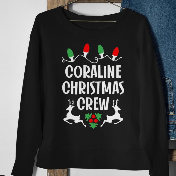 Coraline Name Gift Christmas Crew Coraline Sweatshirt Gifts for Old Women