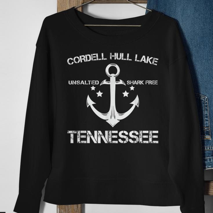 Cordell Hull Lake Tennessee Fishing Camping Sweatshirt Gifts for Old Women