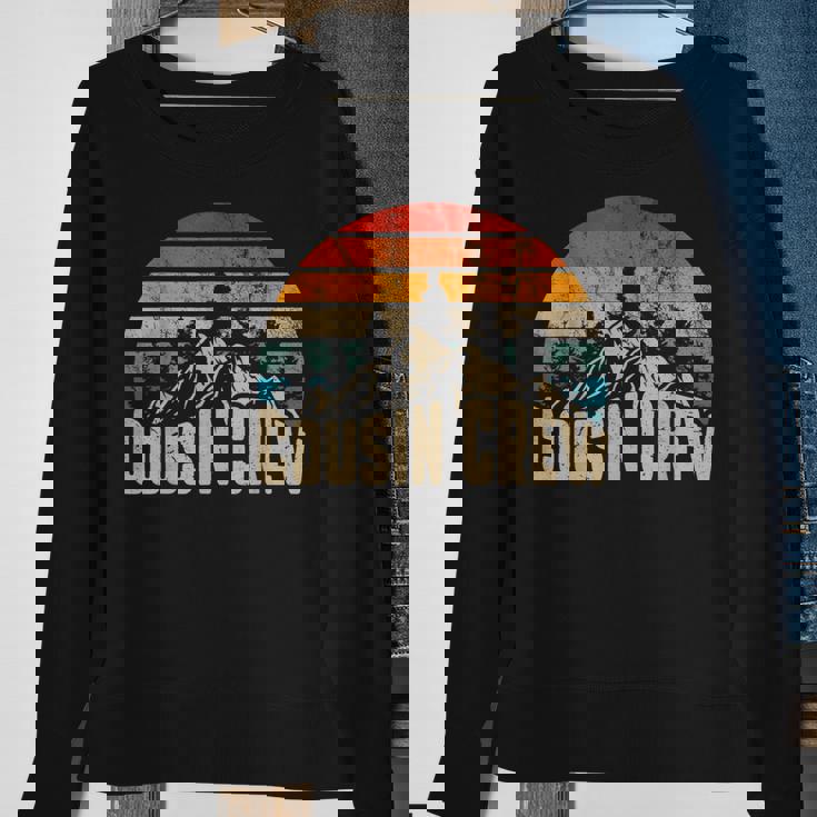 Cousin Crew 2023 Camping Family Reunion Making Memories Sweatshirt Gifts for Old Women