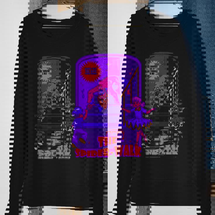 Creepy Horror Dance Dark Humor Dancer Creepy Sweatshirt Gifts for Old Women