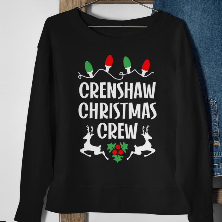 Crenshaw Name Gift Christmas Crew Crenshaw Sweatshirt Gifts for Old Women